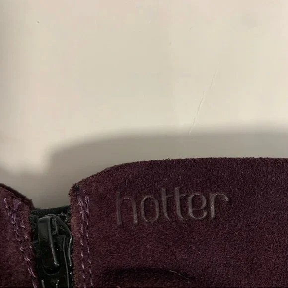 Hotter woman’s ankle boots rich purple size 8 - Picture 7 of 11